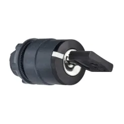 Schneider Electric Harmony XB5 Główka przełącznika 2 pozycyjnego z kluczem z samopowrotem, plastikowa czarna, ZB5AG6