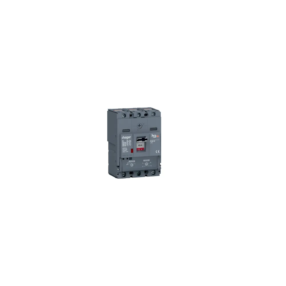 MCCB WYŁĄCZNIK MOCY H3+ P160 3P 63A 40KA TM