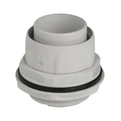 M 50X1.5 DŁAWIK NA RURĘ IP65 FI40 SZARY TUBE
