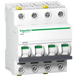 Schneider Electric Wyłącznik nadprądowy Acti9 iC60N-B10-4 B 10A 4-biegunowy, A9F03410