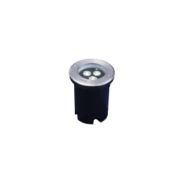 BBP341 SREBRNY OPRAWA GRUNTOWA LED 6W WW 3000K 540LM IP67 IK10 LED540 20D ALUMINIUM/ SZKŁO