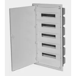 ERP18-5 ROZDZIELNIA PLASTIKOWA PT 90M 5X 18M N+PE IP40 IK10 809X418X120 DRZWI PEŁNE METAL BIAŁY DIDO