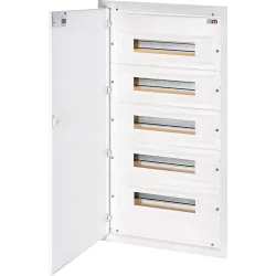 ERP18-5 ROZDZIELNIA PLASTIKOWA PT 90M 5X 18M N+PE IP40 IK10 809X418X120 DRZWI PEŁNE METAL BIAŁY DIDO
