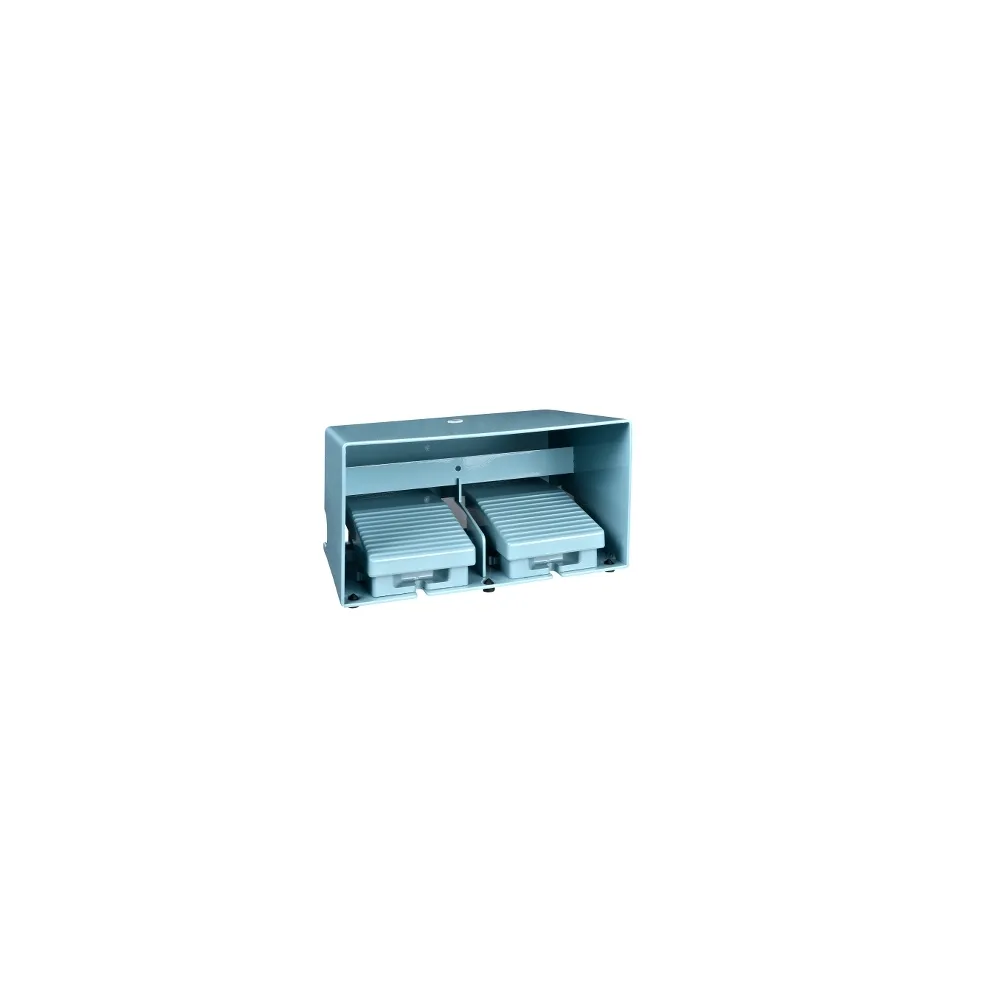 Schneider Electric Harmony XPE Łącznik nożny podwójny z osłoną niebieski 4 NC+ 4NO metalowy, XPEM3110D