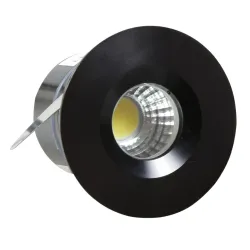 SH-14 BK 3W LED 230V CZARNY oczko sufitowe lampa sufitowa HERMETYCZNA IP65 odporna na wilgoć