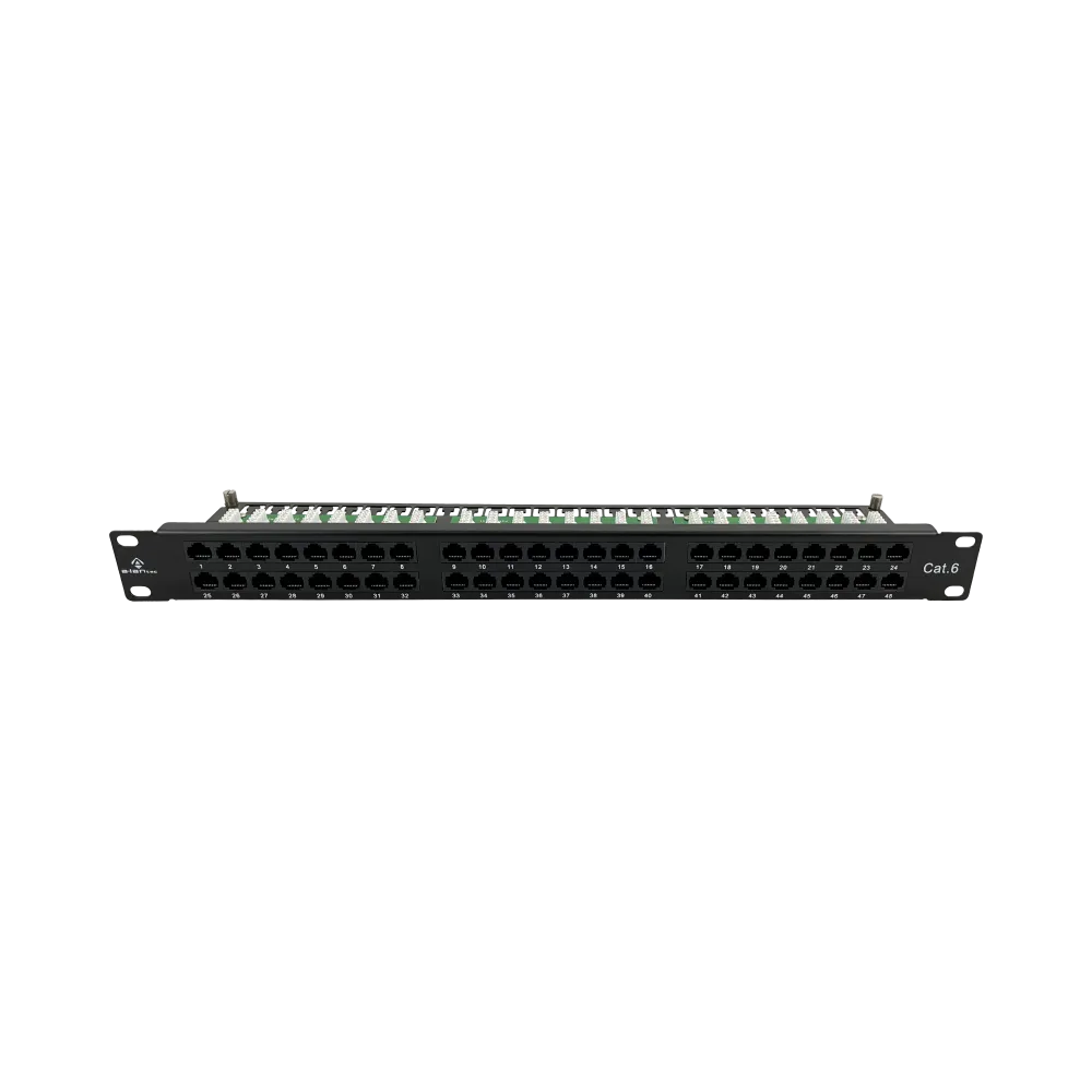 PATCH PANEL OPTIMUM UTP KAT.6 48 PORTÓW LSA 1U ALANTEC