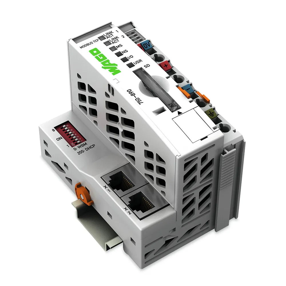 STEROWNIK MODBUS TCP G4 2ETH SD, JASNOSZARY