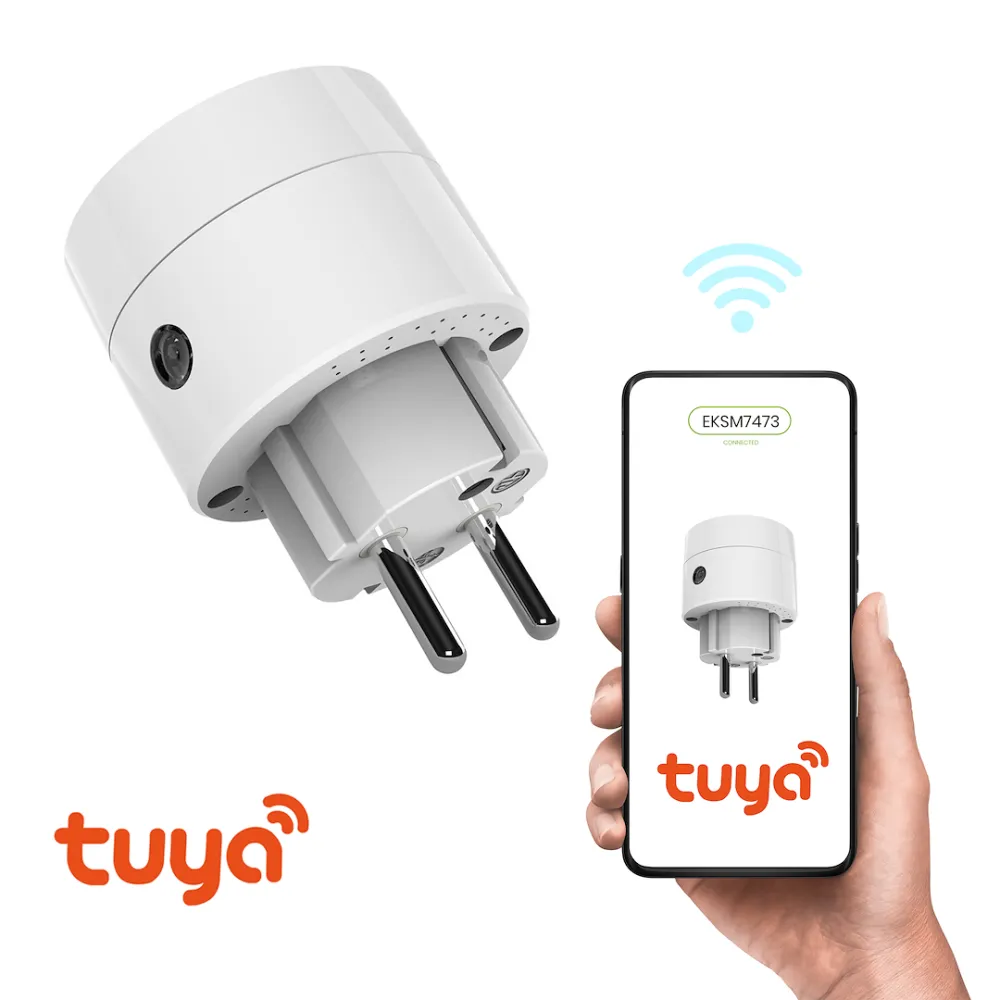 WTYCZKA WI-FI TUYA SMART POJEDYŃCZA 10A IP20 BIAŁY 12W LED IP20