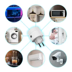 WTYCZKA WI-FI TUYA SMART POJEDYŃCZA 10A IP20 BIAŁY 12W LED IP20
