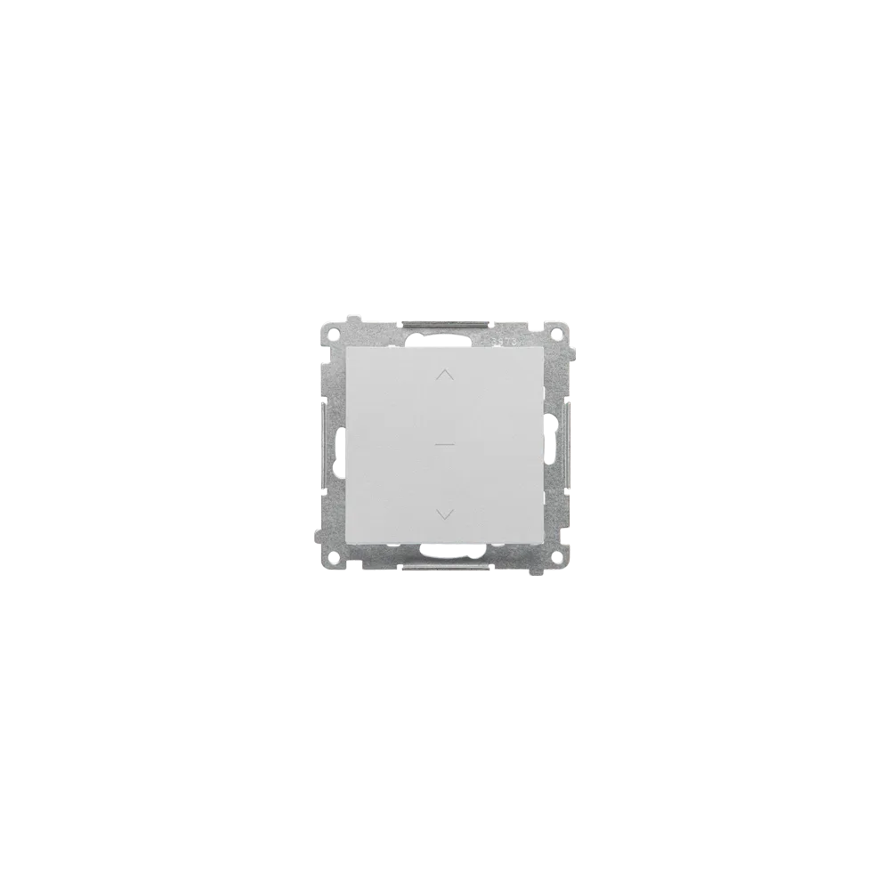 SIMON 55 MODUŁ ALUMINIUM MAT ŁĄCZNIK ŻALUZJOWY 1-0-2 ZACISKI SPRĘŻYNOWE 10A 250V