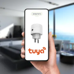 WTYCZKA WI-FI TUYA SMART POJEDYŃCZA 10A IP20 BIAŁY 12W LED IP20