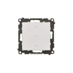 SIMON 55 MODUŁ ALUMINIUM MAT ŁĄCZNIK ŻALUZJOWY 1-0-2 ZACISKI SPRĘŻYNOWE 10A 250V