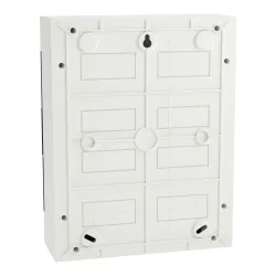 EASY9 ROZDZIELNIA PLASTIKOWA NT 24M 2X 12M N+PE 326X256X103 IP40 IK07 DRZWI DYMNE BIAŁY
