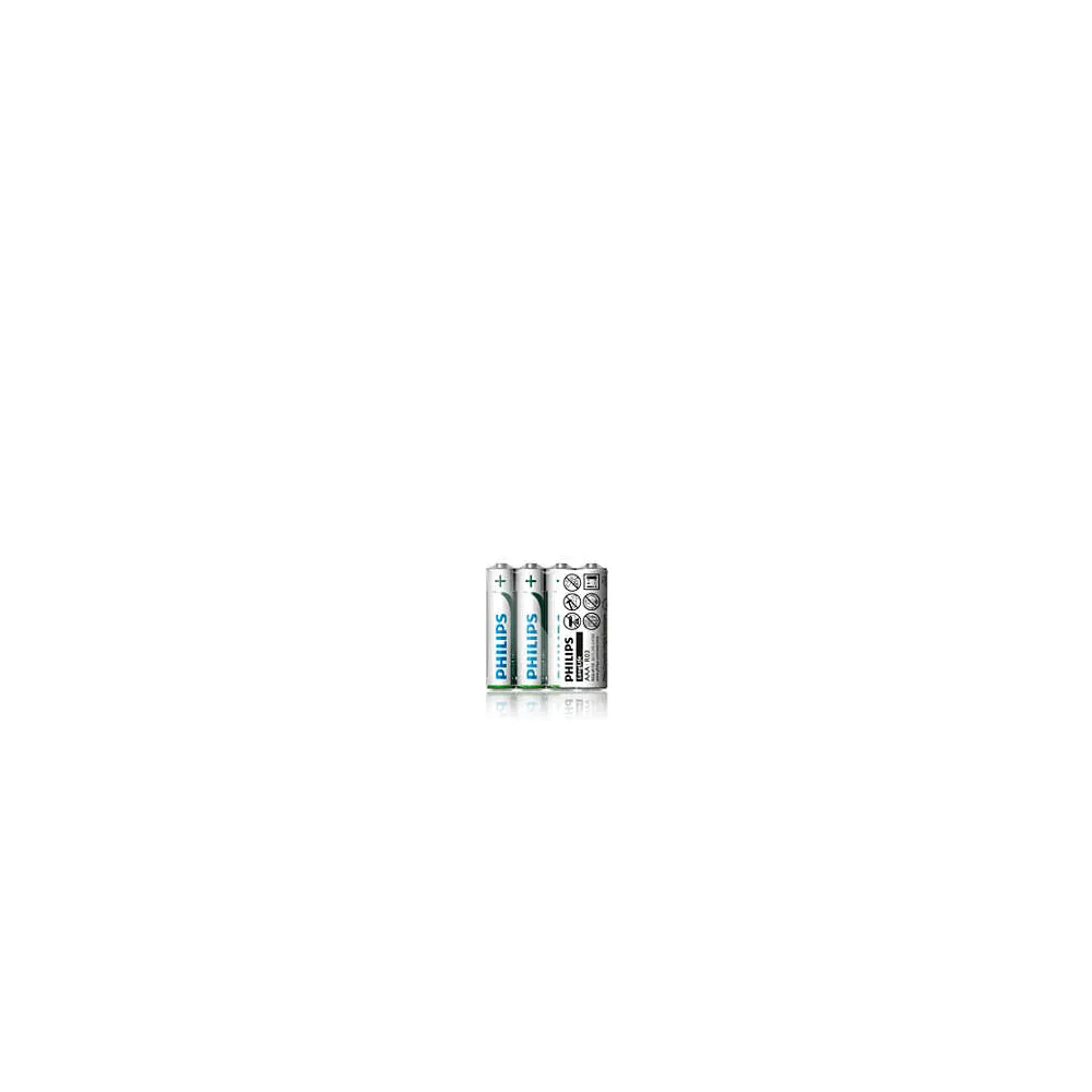 R03/ AAA BATERIA CYNKOWO-CHLORKOWA LONGLIFE TACKA 1.5V FI10.5 H44.5MM 36.0G BLS.4SZT.