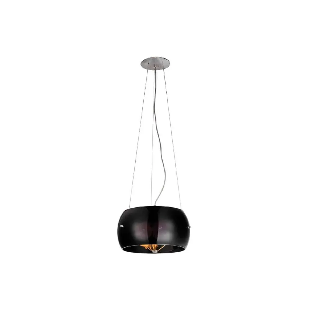 COSMO 2 CZARNY OPRAWA WISZĄCA 3X E27/ 60W IP20 METAL/ SZKŁO