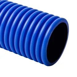 KD 110-6N NIEBIESKI RURA OSŁONOWA KARBOWANA DWUWARSTWOWA ZIEMNA HDPE FI110/94 KOPODUR
