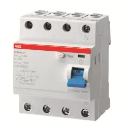 F204 63A/500MA/A S WYŁĄCZNIK RÓŻNICOWY 63A 4P 4M 500MA A S 10KA