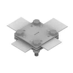 AN-03D/OG/ ZŁĄCZE KRZYŻOWE 3 PŁYTKI, 4XM8, B DO 30 MM /OG/ TYP AN-03D/OG/