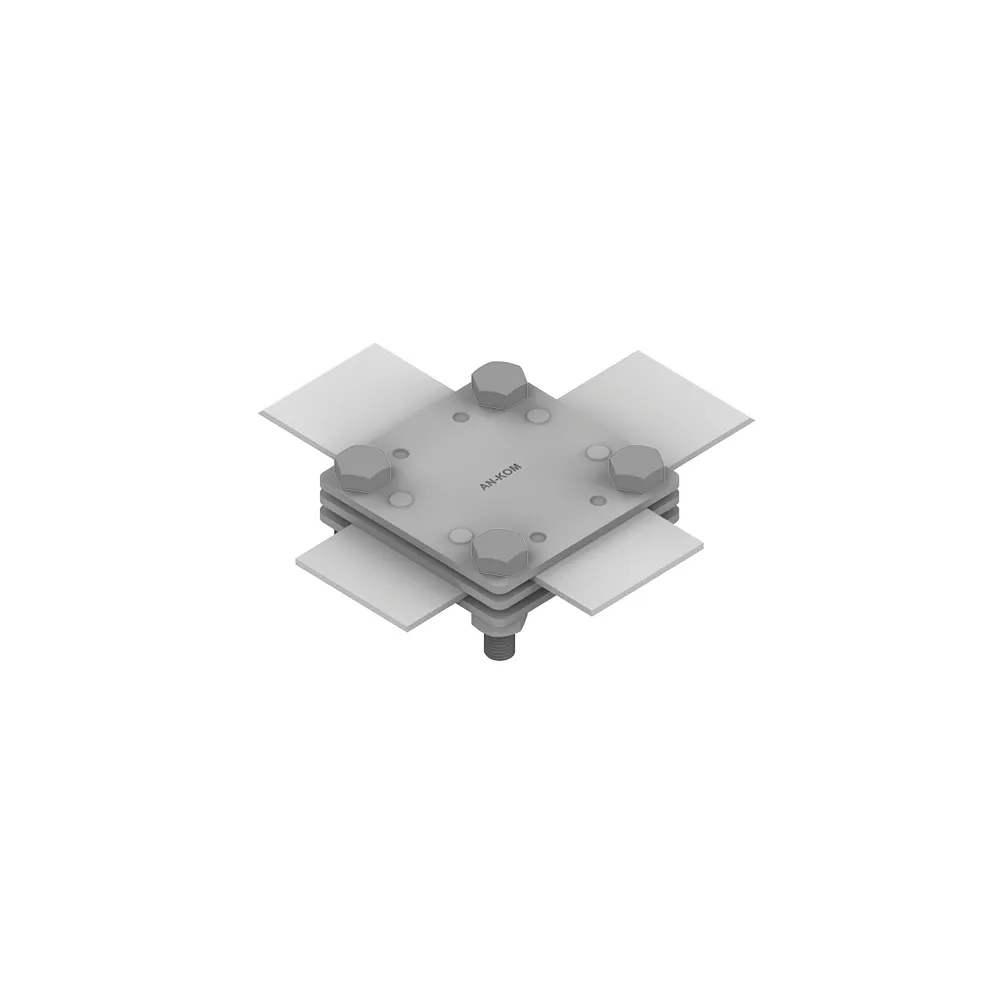AN-03D/OG/ ZŁĄCZE KRZYŻOWE 3 PŁYTKI, 4XM8, B DO 30 MM /OG/ TYP AN-03D/OG/