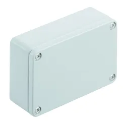 KLIPPON K02 PUSZKA INSTALACYJNA NT ALUMINIOWA 64X98X34 IP68 POKRYWA PEŁNA SREBNOSZARY