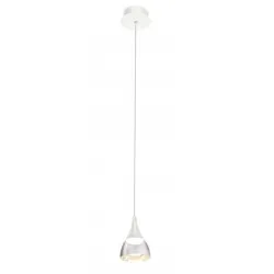 DALMATIA BIAŁY OPRAWA WISZĄCA LED 6W WW 3000K 357LM IP20 ALUMINIUM/ AKRYL