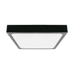 VT-8630B-SQ CZARNY/ BIAŁY OPRAWA SUFITOWA PLAFON LED 30W NW 4000K 3000LM IP44 TWORZYWO