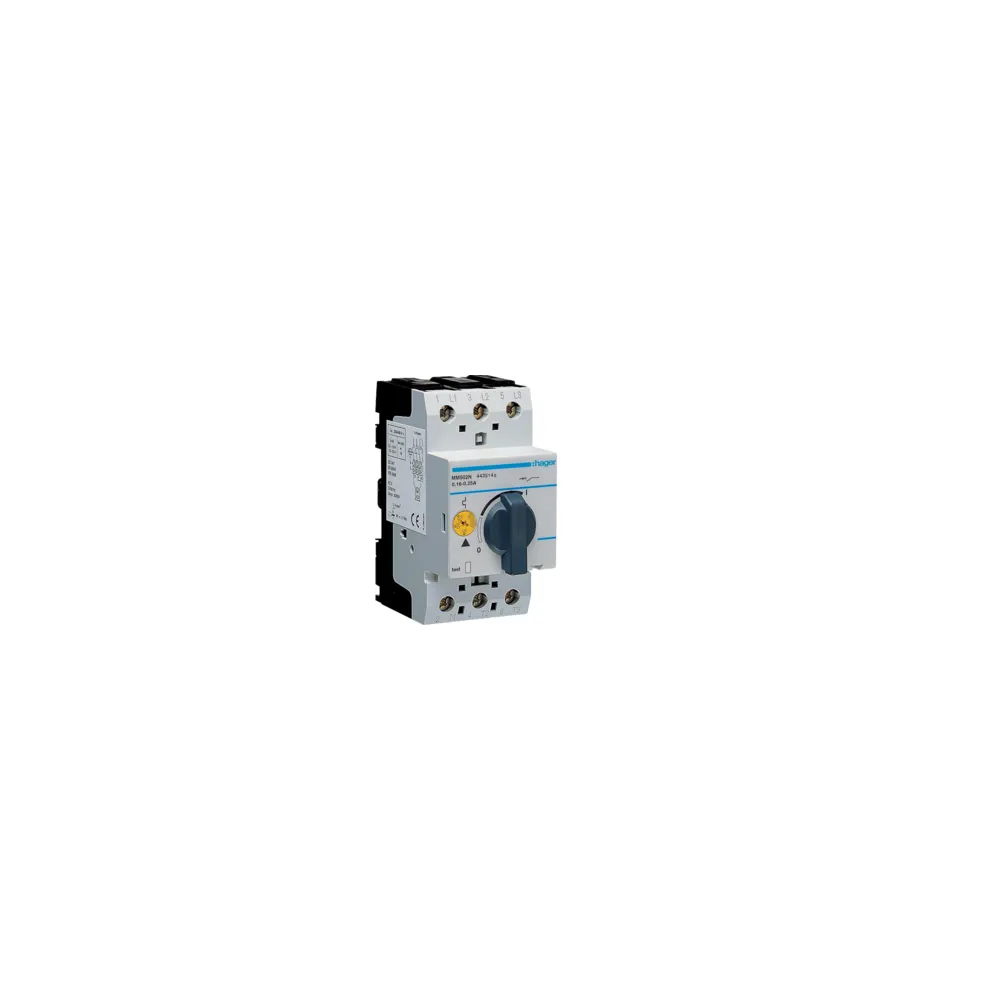 MM502N WYŁĄCZNIK SILNIKOWY TERMOMAGNETYCZNY 0.16-0.25A 3Z 2.5M 230V AC NAPĘD OBROTOWY