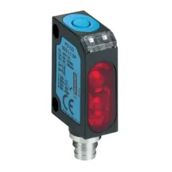 Schneider Electric OsiSense XU Czujnik fotoelektryczny z wyjściem PNP 1NO/1NC, 12/24V DC, konektor M8, XUYPSCO929L2SP