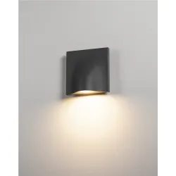 VILUA ANTRACYT OPRAWA ŚCIENNA KINKIET NT LED 17W WW 3000K 940LM 100ST IP54 ALUMINIUM/ SZKŁO