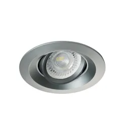 COLIE DTO-GR SZARY OPRAWA SUFITOWA PT OKRĄGŁA RUCHOMA 1X GX5.3/ GU10/ 35W IP20 ALUMINIUM
