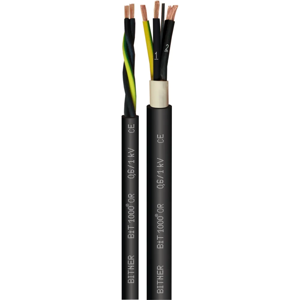 BIT 1000 OR  3G  6.0 ŻO CZARNY KABEL STEROWNICZY LINKA 0.6/1KV BĘBEN KL.5 UNIEPAL OLEJOODPORNY NUMER