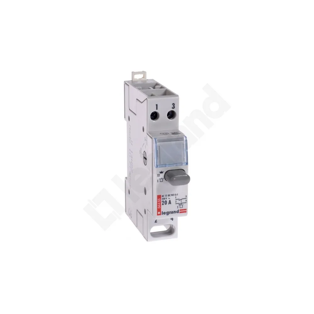 LP411 ŁĄCZNIK PRZYCISKOWY 20A BISTABILNY 2Z 230V AC