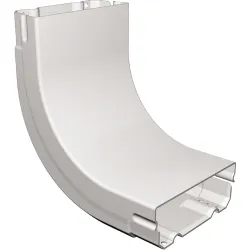DLPC 400X100 NAROŻNIK PIONOWY WEWNĘTRZNY Z POKRYWĄ PCW SZARY