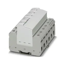 FLT-SEC-T1+T2-2S-350/25-FM WTYKANY MODUŁ ODGROMNIKA KOMBINOWANEGO Z OGRANICZNIKIEM PRZEPIĘĆ, TYP 1+