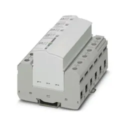 FLT-SEC-T1+T2-2S-350/25-FM WTYKANY MODUŁ ODGROMNIKA KOMBINOWANEGO Z OGRANICZNIKIEM PRZEPIĘĆ, TYP 1+