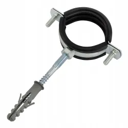 OBEJMA STALOWA Z GUMĄ EPDM KPL 6/4" 47-51 mm