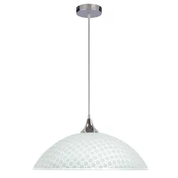 SERENADA CHROM OPRAWA WISZĄCA 1X E27/60W IP20 METAL/ SZKŁO