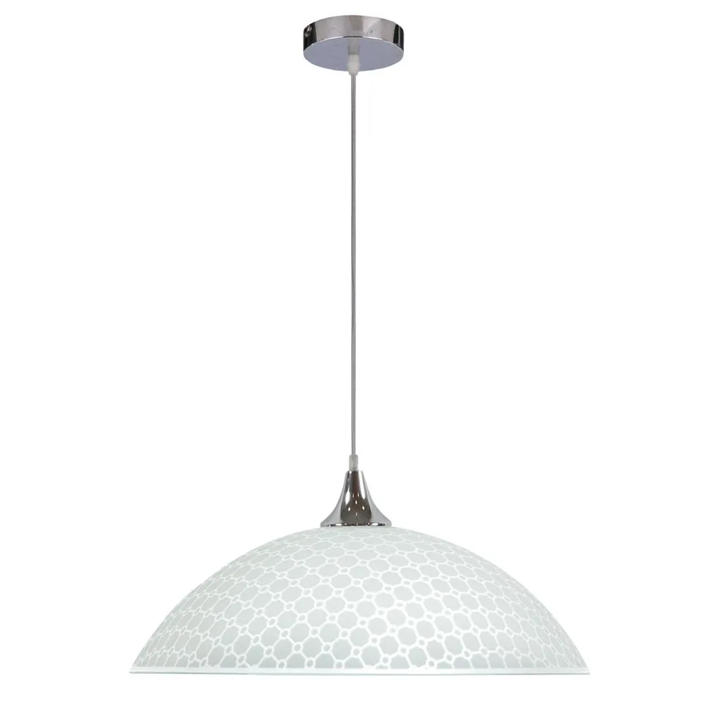 SERENADA CHROM OPRAWA WISZĄCA 1X E27/60W IP20 METAL/ SZKŁO