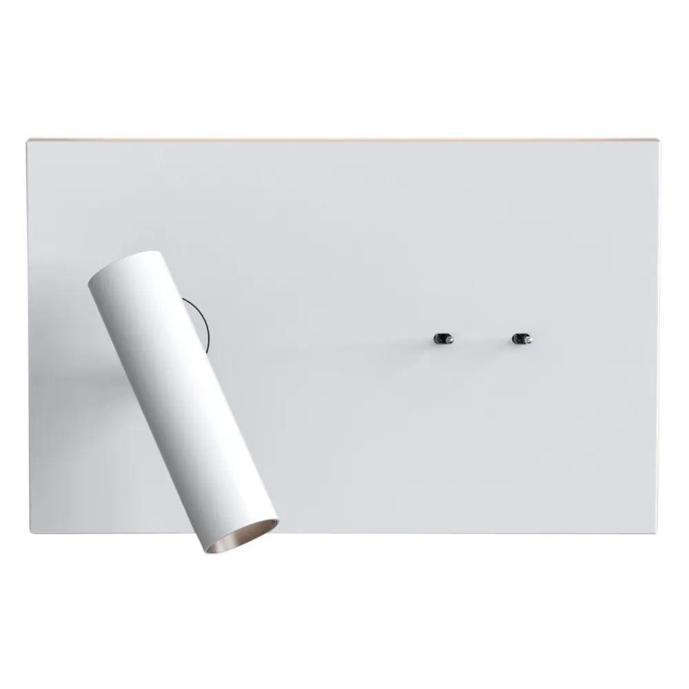 EDGE BIAŁY MAT OPRAWA ŚCIENNA KINKIET LED 8.7W WW 2700K 8.7LM LED 1W WW 2700K 130LM IP20 CYNK