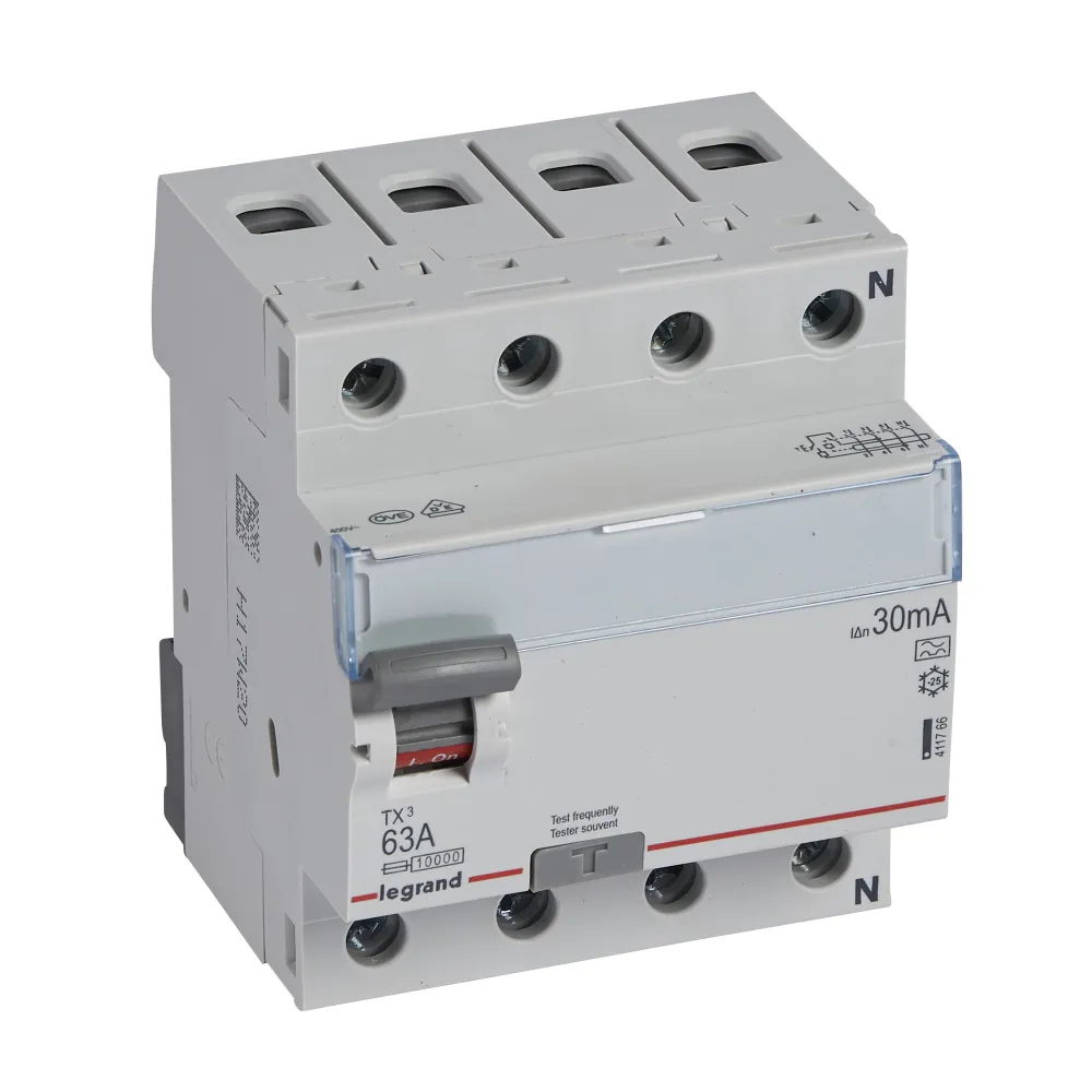P304 TX3 63A/ 30MA/A WYŁĄCZNIK RÓŻNICOWY 63A 4P 4M 30MA A 10KA