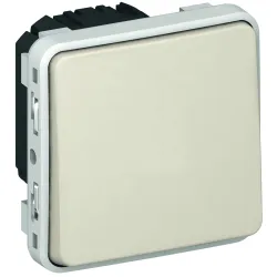 PLEXO55 PRZYCISK PRZEŁĄCZNY BIAŁY/ ECRU 10A-250V~