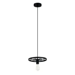 FEDERICO CZARNY OPRAWA WISZĄCA 1X E27/ 60W IP20 STAL