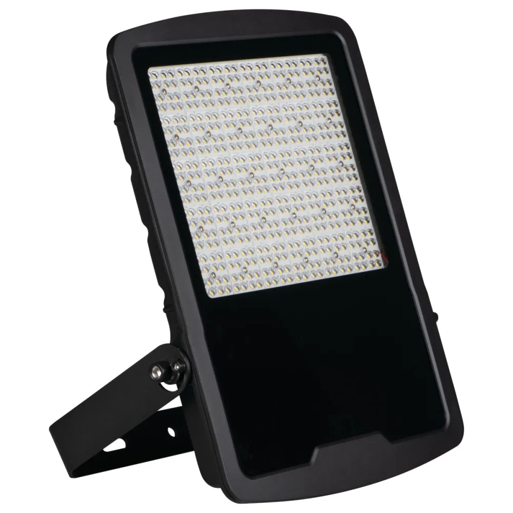 AGOR HI CZARNY OPRAWA NAŚWIETLACZ LED 300W NW 4000K 45000LM IP65 AL/ SZKŁO HARTOWANE