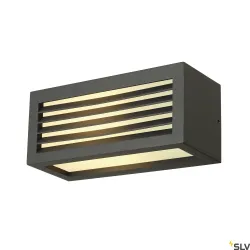 BOX-L ANTRACYT OPRAWA ŚCIENNA KINKIET NT 1X E27/ 18W IP54 ALUMINIUM