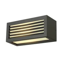 BOX-L ANTRACYT OPRAWA ŚCIENNA KINKIET NT 1X E27/ 18W IP54 ALUMINIUM