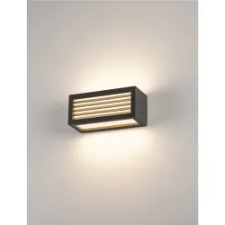 BOX-L ANTRACYT OPRAWA ŚCIENNA KINKIET NT 1X E27/ 18W IP54 ALUMINIUM