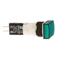 Schneider Electric Harmony XB6 Kompletny wskaźnik świetlny, Zielony, LED, Prostokątny, 12...24 V AC/DC, 16 mm, Plastik, XB6DV3BB