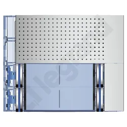 SFERA: PLAKIETKA MODUŁU FONICZNEGO PODSTAWOWEGO - 2X2 PRZYCISKI - ALUMINIUM