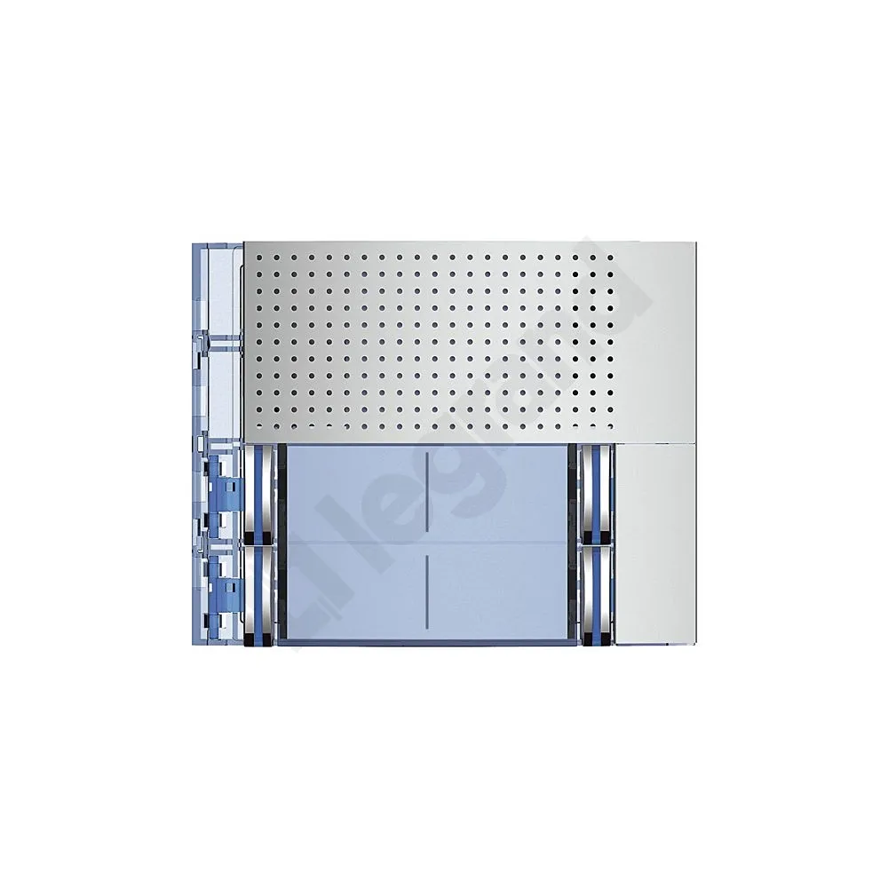 SFERA: PLAKIETKA MODUŁU FONICZNEGO PODSTAWOWEGO - 2X2 PRZYCISKI - ALUMINIUM