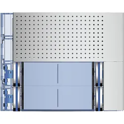 SFERA: PLAKIETKA MODUŁU FONICZNEGO PODSTAWOWEGO - 2X2 PRZYCISKI - ALUMINIUM